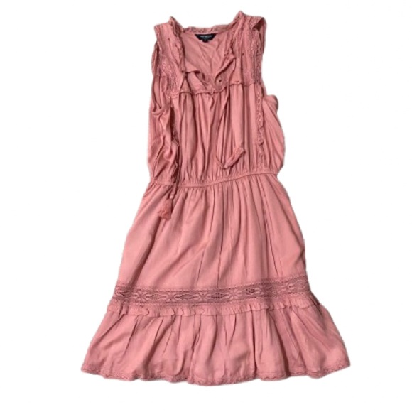 Lucky Brand Dresses & Skirts - Women’s Lucky Brand' BoHo Sleeveless Lace-Trim Dress